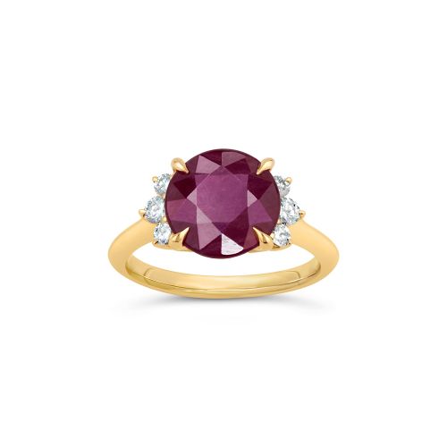 Krista 18k Fine Ruby & Diamond Ring