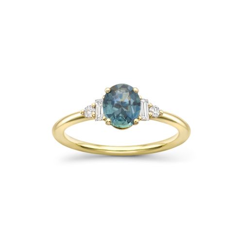 Katie Teal Sapphire & Diamond Ring