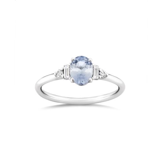 Katie Sapphire & Diamond Ring 