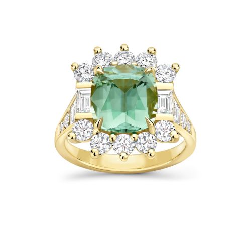 Thea Tourmaline & Diamond Ring