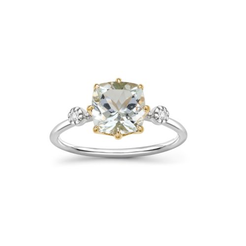 Iris Aquamarine Ring