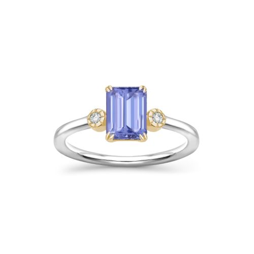 Violet Tanzanite & Ring