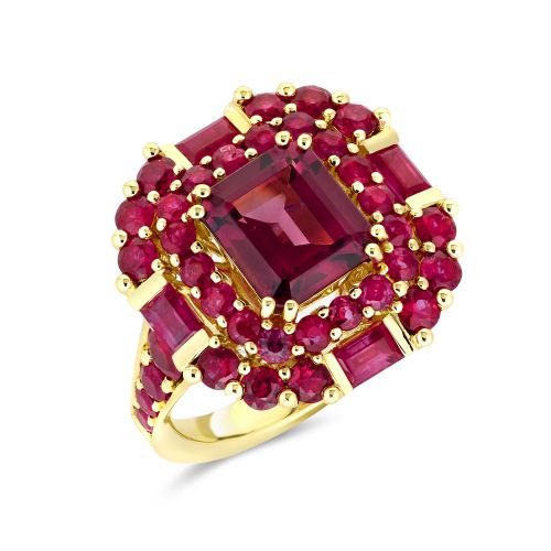 Carmen Rhodolite Garnet & Ruby Ring