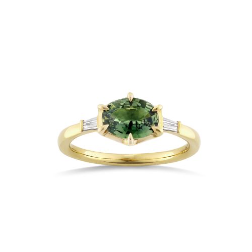 Jenna Green Sapphire & Diamond Ring 