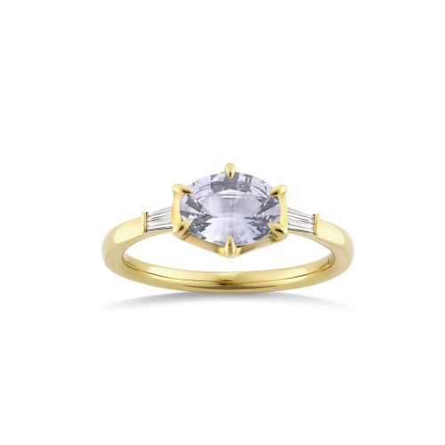 Jenna Sapphire & Diamond Ring 