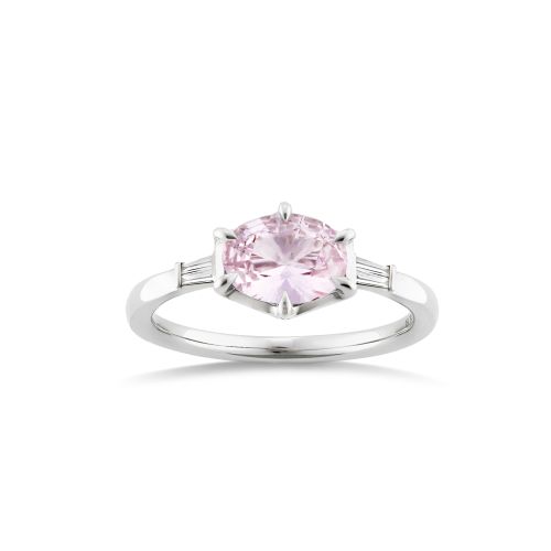 Jenna Pink Sapphire & Diamond Ring 