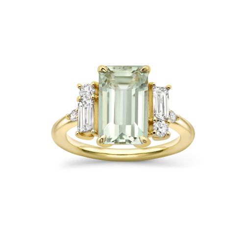 Charli Green Amethyst Ring