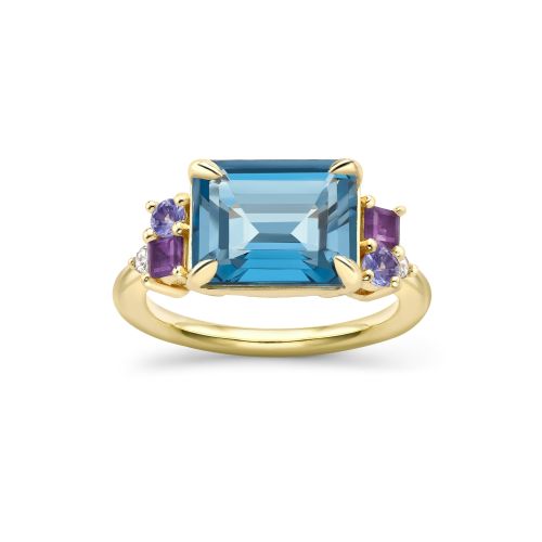 Claudie London Blue Topaz Ring