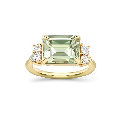 Claudie Green Amethyst Ring