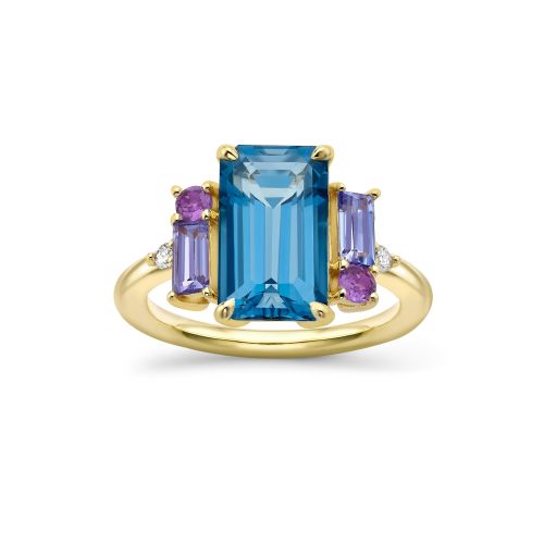 Charli London Blue Topaz Ring