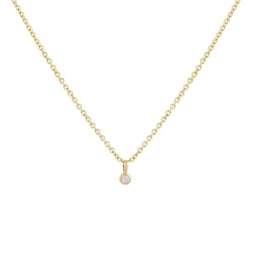 Lab-Created Diamond Pip Pendant