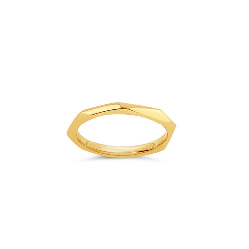 Thalassa Faceted Band Ring 