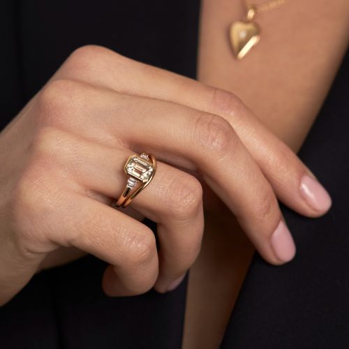 Mila Yellow Sapphire & Diamond Ring 