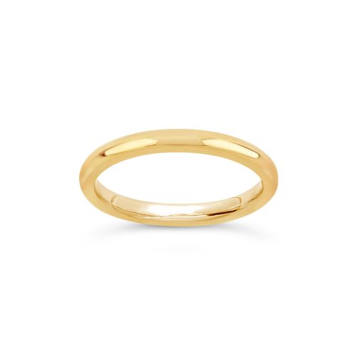 18k Gold 2mm Court Wedding Band