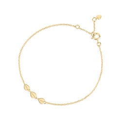 Bijou Folded Heart Trio Bracelet