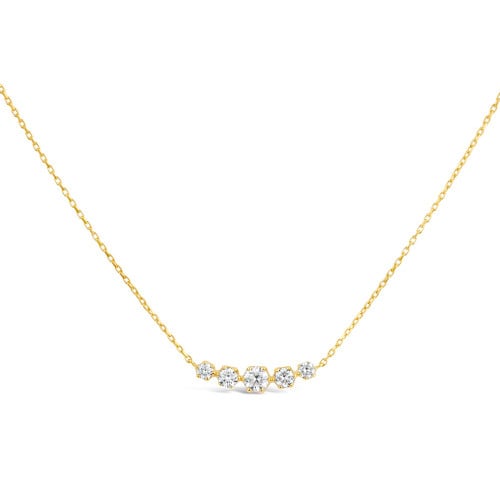 Elyhara Diamond Scoop Necklace