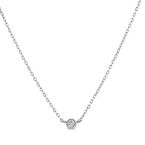 Jasmine Lab-Created Diamond Pendant