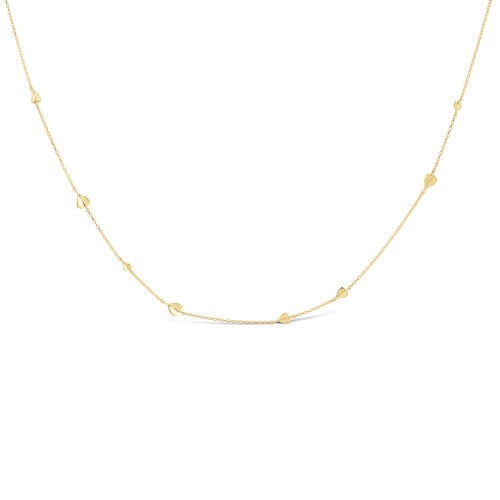 Bijou Folded Heart Necklace