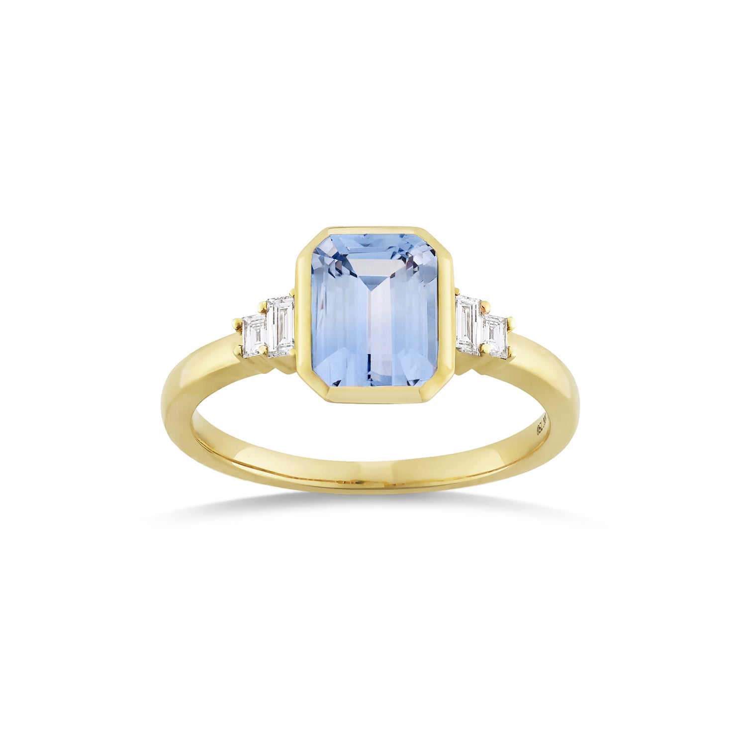 Mila Blue Sapphire & Diamond Ring 